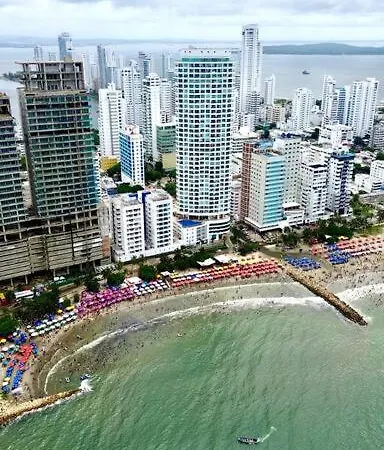 Apartamento Frente A La Playa P 25 Vista De Ensueno Cartagena