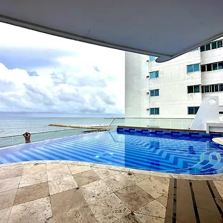 Apartamento Frente A La Playa P 25 Vista De Ensueno * Cartagena